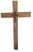 Click to enlarge image  - Rustic Wood Crosses - Wood Cross with Additional Decorative Features